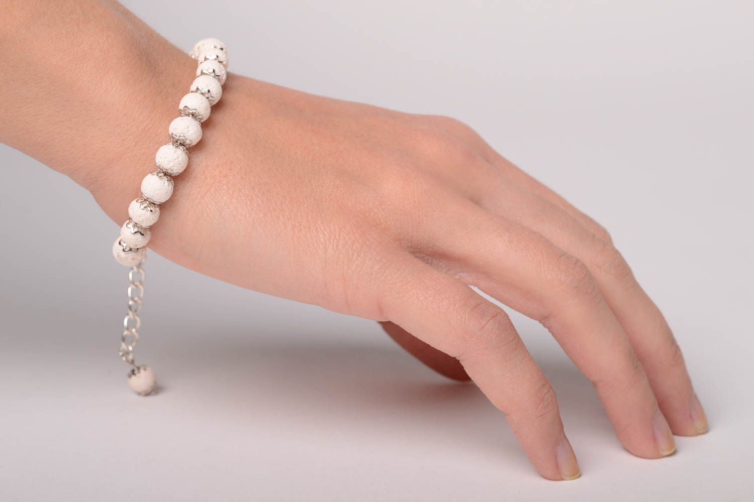 Designer handmade bracelet beautiful unusual jewelry stylish accessories photo 2