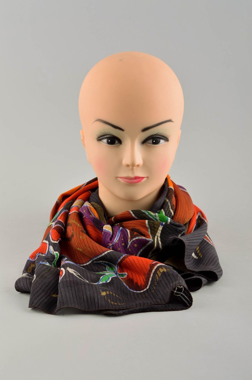 Halstuch Damen handmade Schal Stola Seidenschal Damen Geschenk Ideen ausgefallen foto 1