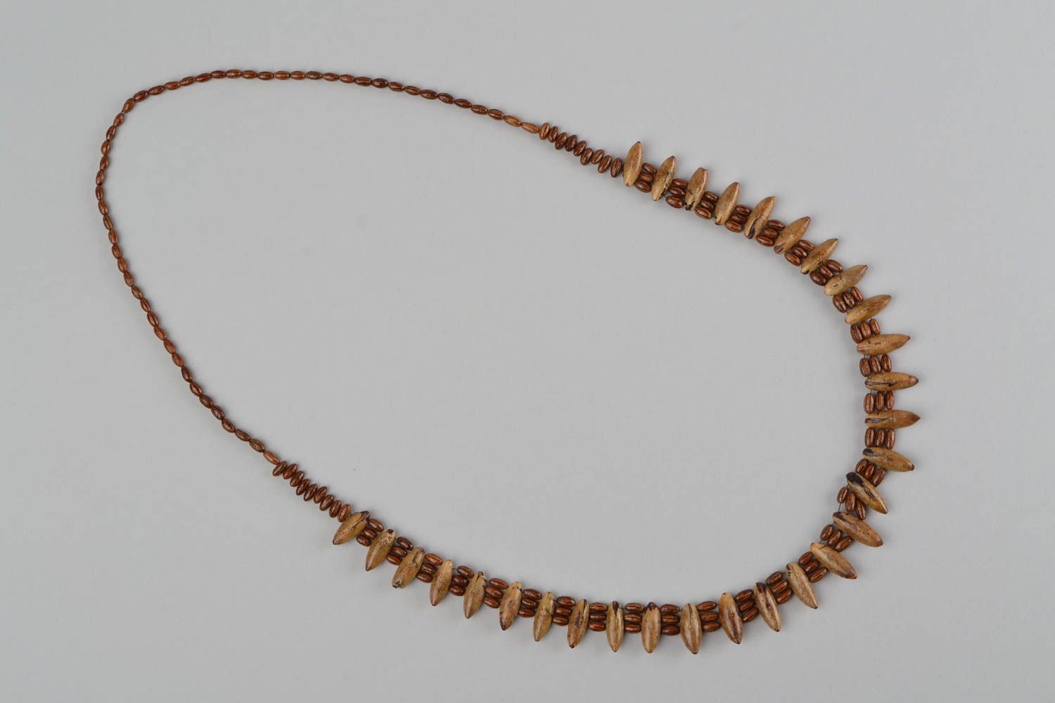 Unusual handmade designer necklace botanical jewelry fashion accessories photo 2