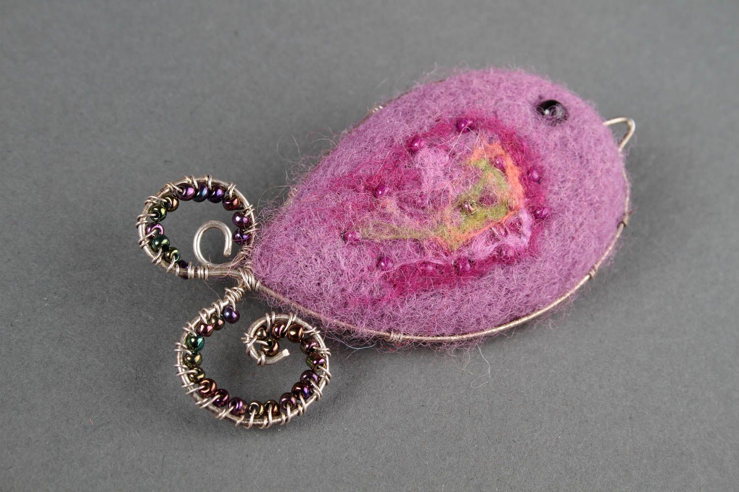 Brooch designers handmade women accessory pin brooch woolen jewelry perfect gift photo 4