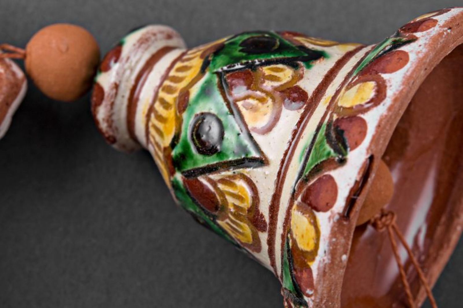 Ferro da cavallo fatto a mano decorazioni in ceramica prodotto in argilla
 foto 5