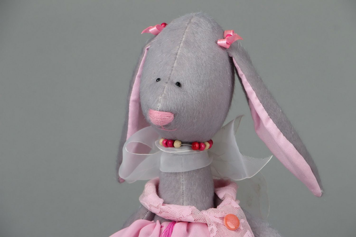 Soft toy Rabbit in a Skirt photo 2