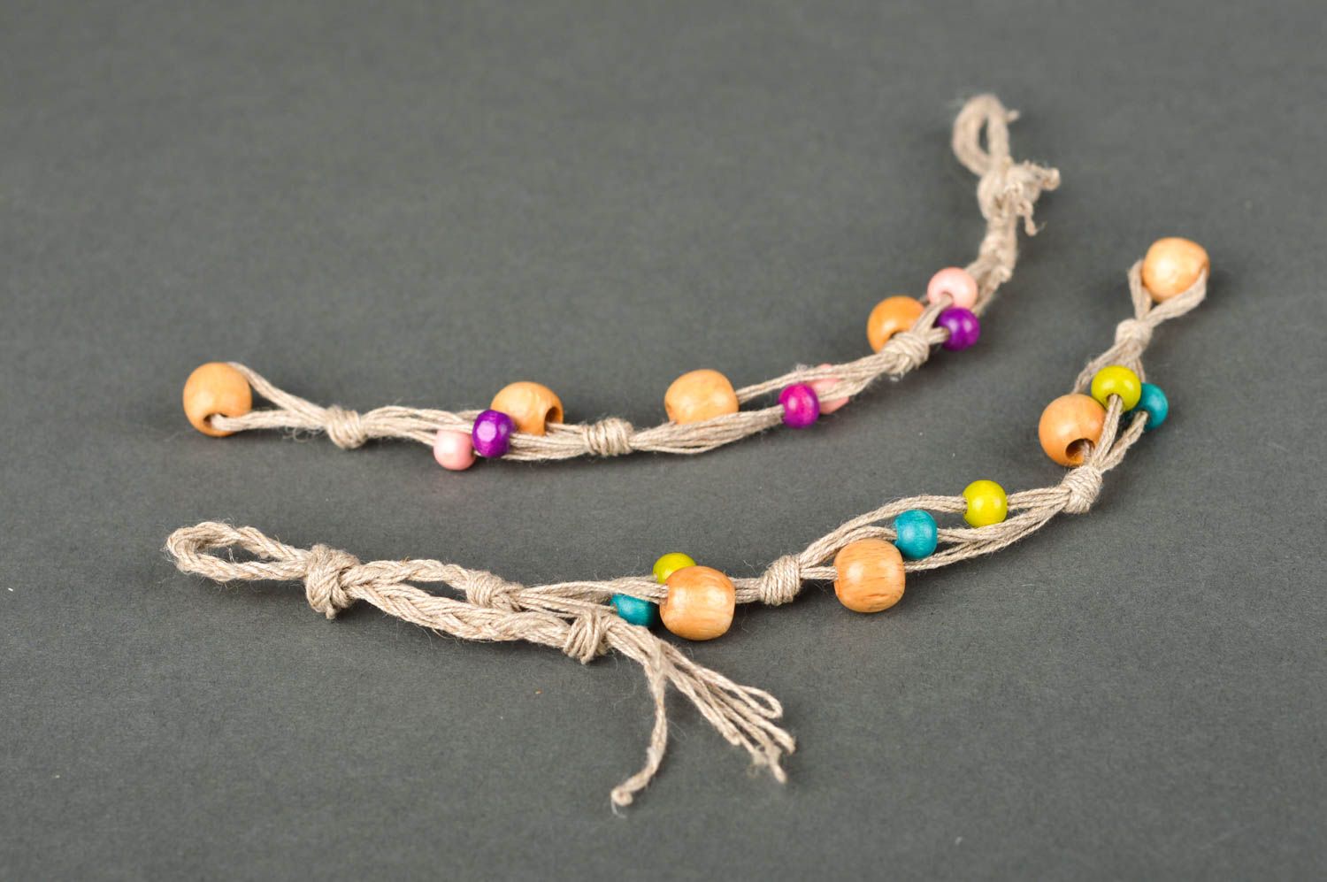 Handmade cord bracelet 2 cool bracelets beaded bracelet designs gifts for her photo 3