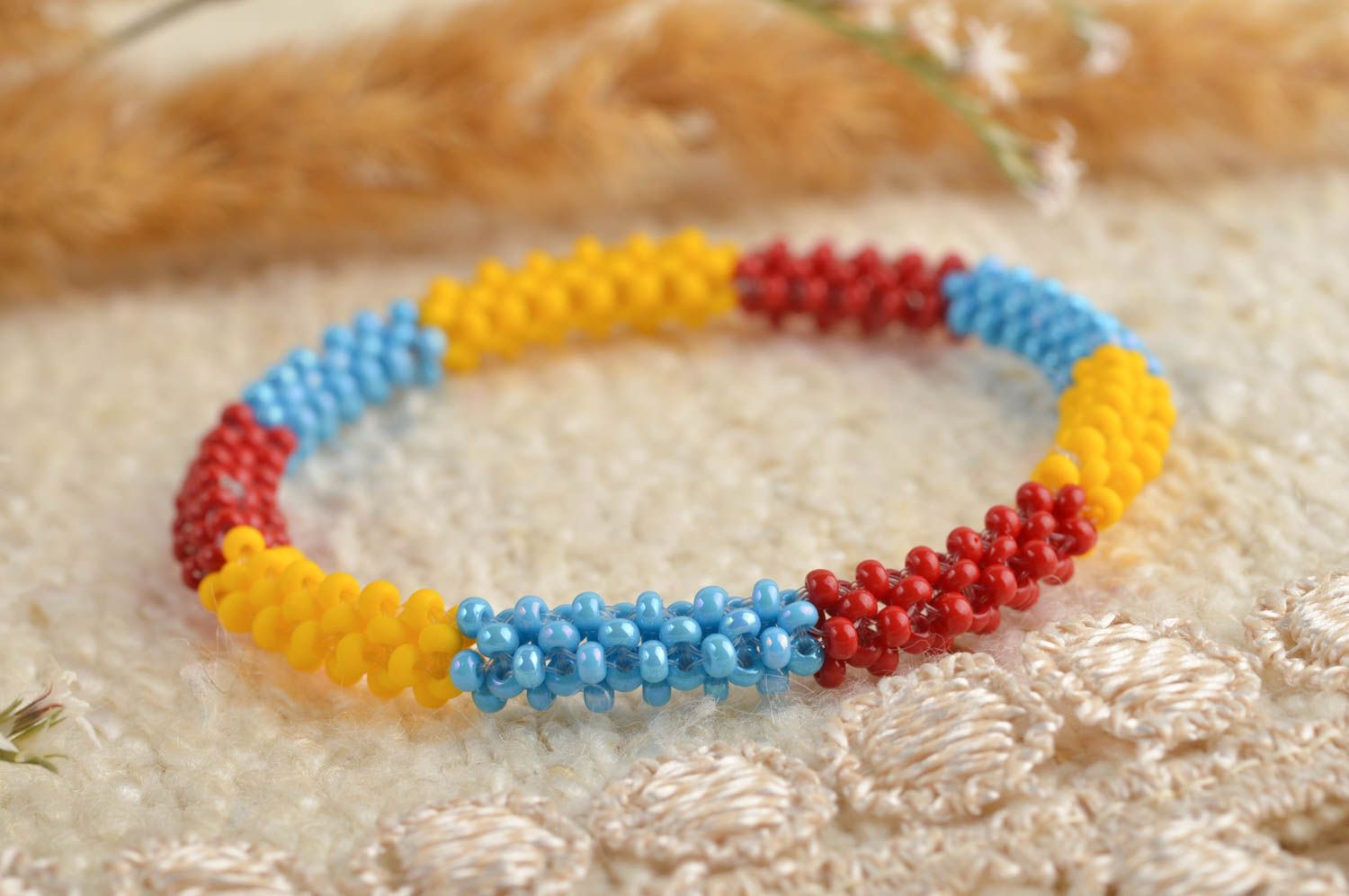 Kids accessories handmade jewelry for kids beaded bracelet wrist bracelet photo 1
