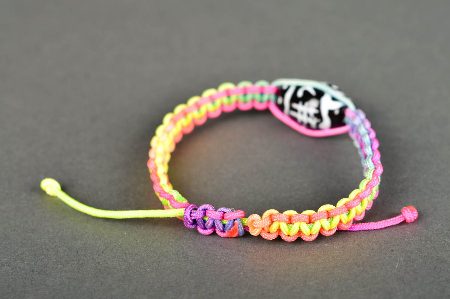 Handmade woven bracelet thread jewelry summer accessory present for women photo 4