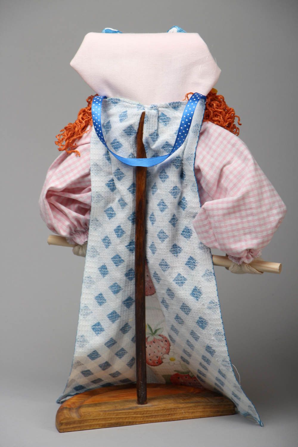 Muñeca artesanal, sostenedor para toallas Abuela toalla  foto 3