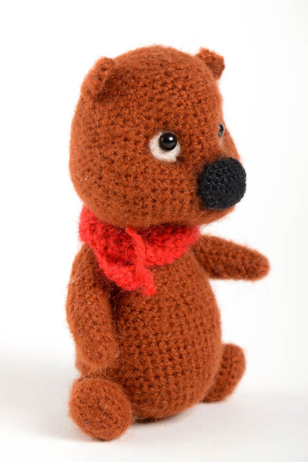 Handmade crocheted toys bear toys designer stuffed toys nursery interior ideas photo 5