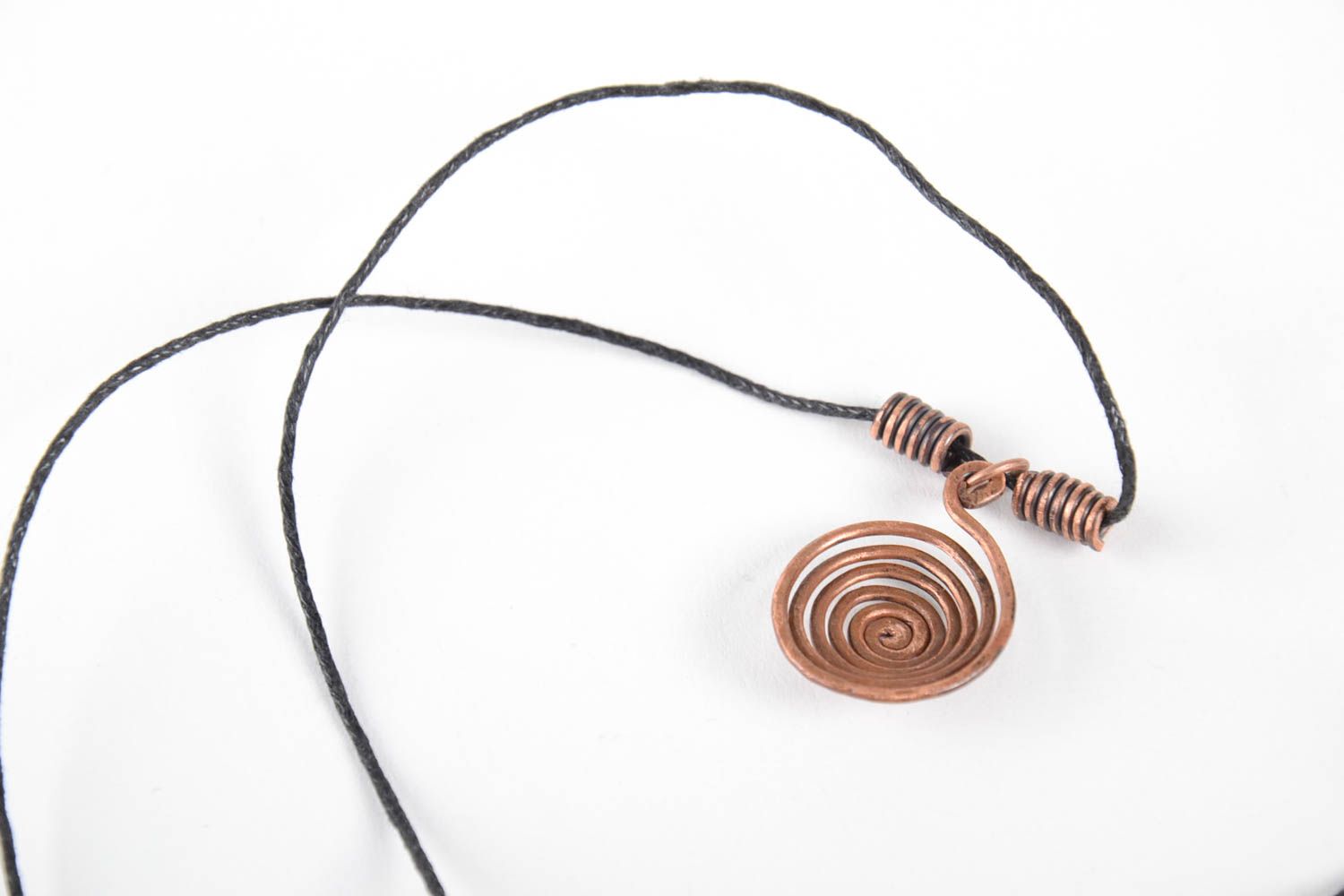 Handmade copper pendant wire wrap pendant wire wrap accessories for girl photo 4