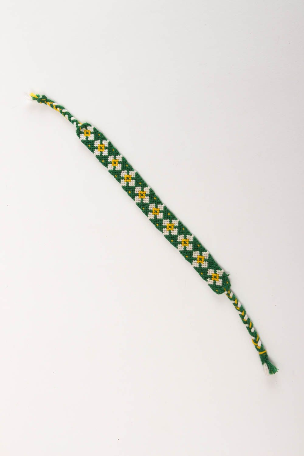 Handmade bracelet for women designer jewelry embroidery floss woven bracelet photo 2