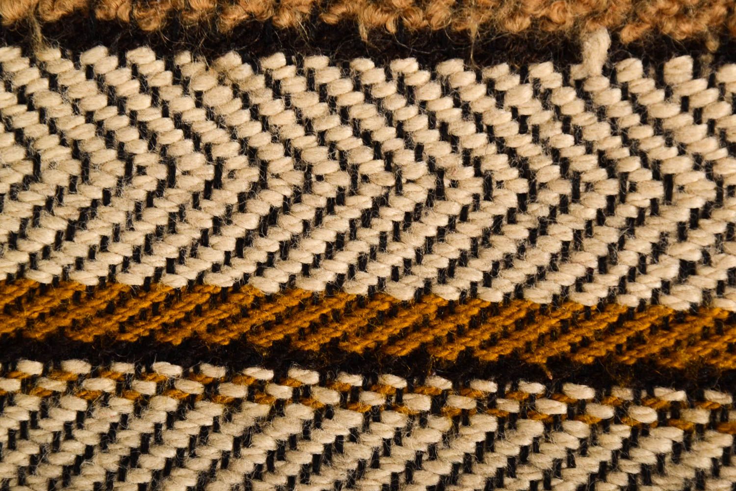 Handmade gestreifter kleiner Teppich Wohn Accessoire schöner Wohnen Teppich  foto 3