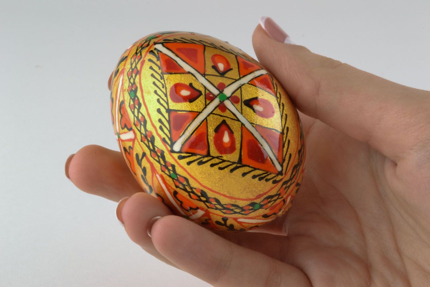 Easter wooden egg photo 2
