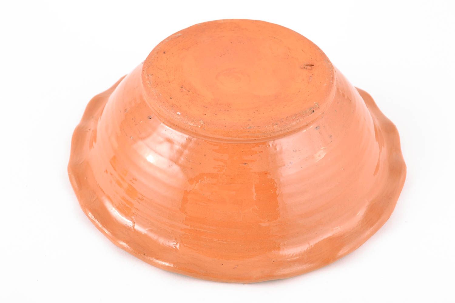 Glazed ceramic bowl in ethnic style photo 5