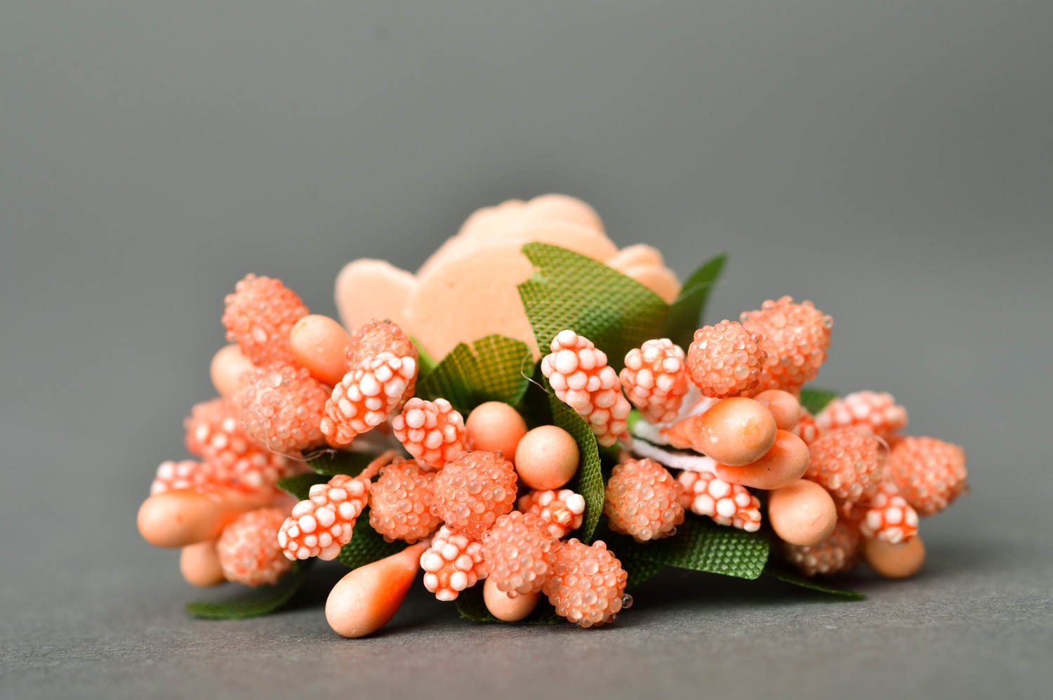 Handmade fashion hair comb flowers for hair floral hair clip kids accessories photo 4