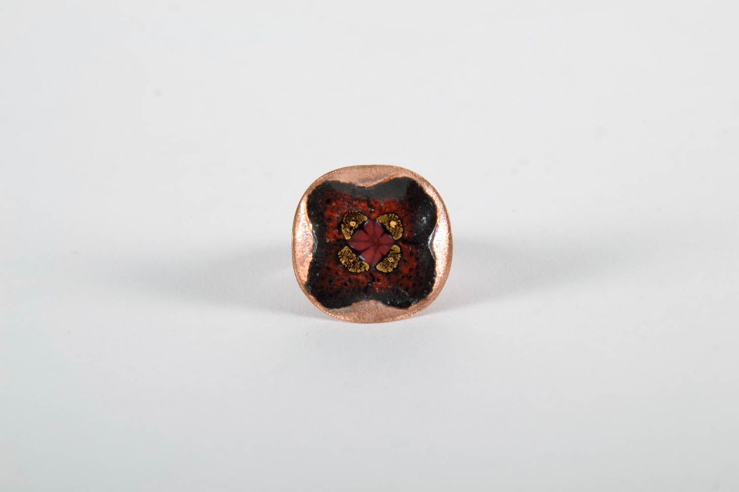 Handgemachter Ring aus Kupfer foto 3