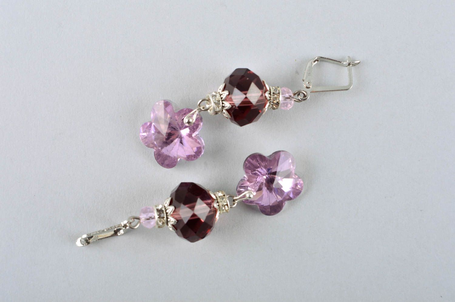 Handcrafted jewelry designer earrings dangling earrings womens accessories photo 4