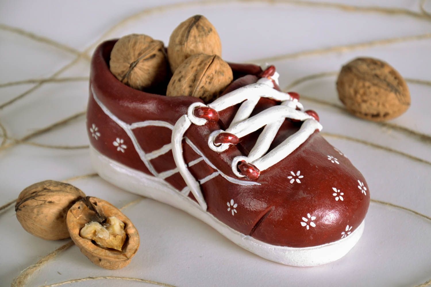 Keramik Schuh für Süßigkeiten  foto 1