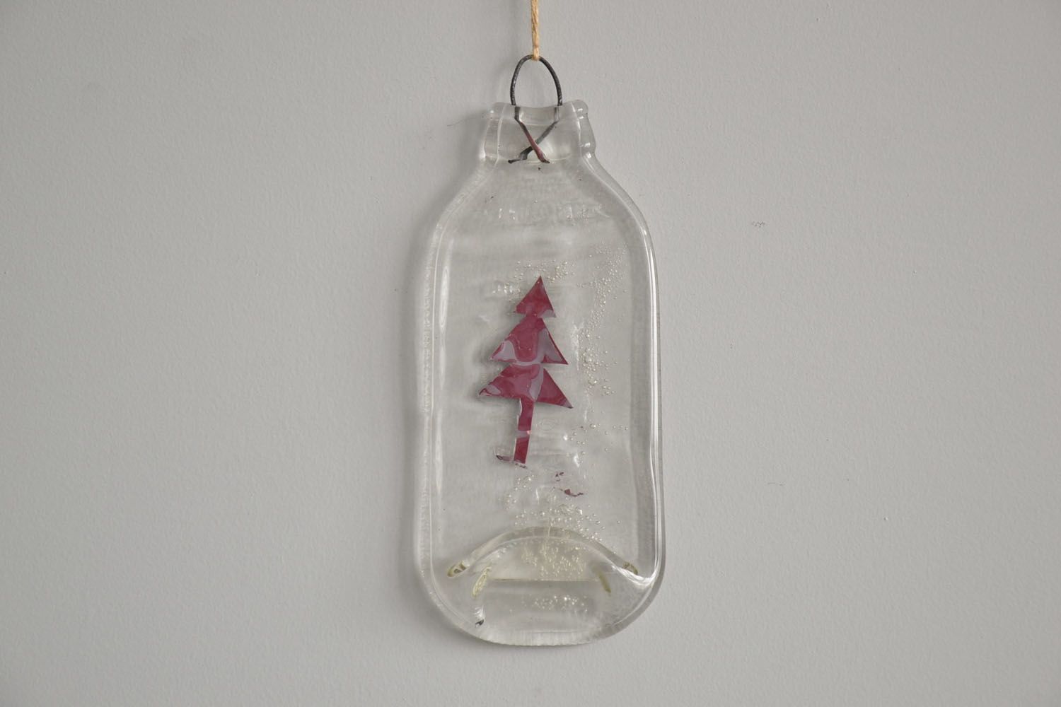 Décoration pour arbre de Noël en verre insolite  photo 1
