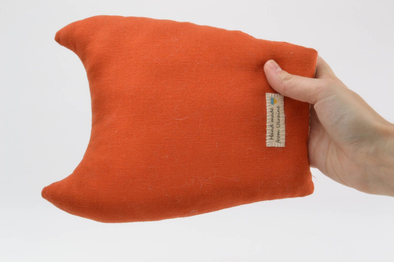 Volpe in stoffa mini cuscino per bambini fatto a mano pupazzo morbido cuscinetto foto 3
