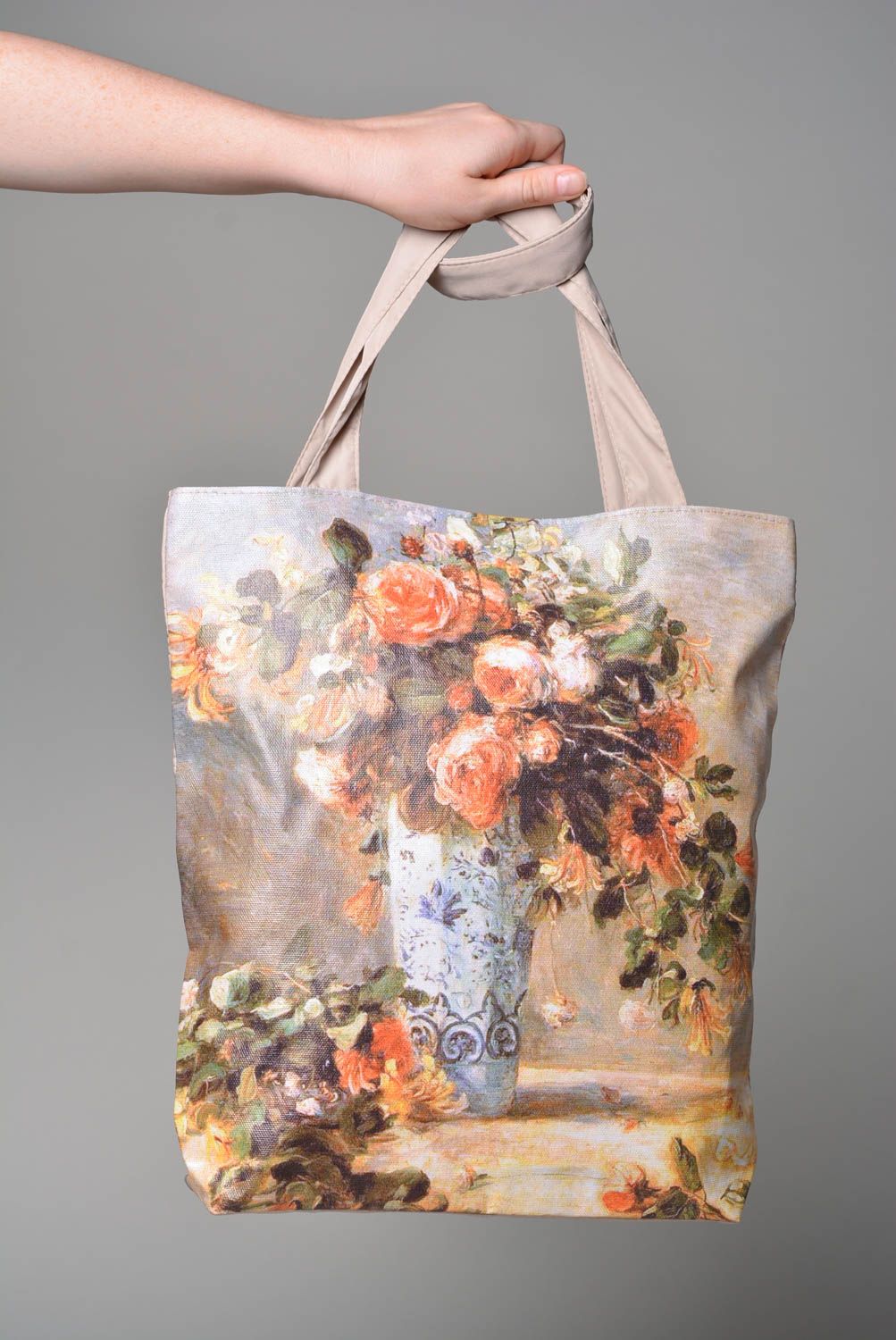 Beautiful handmade fabric bag textile bag design shoulder bag fashion trends photo 4