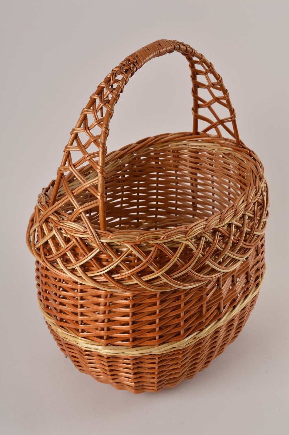 Handmade designer cute basket unusual stylish basket woven basket ideas photo 5