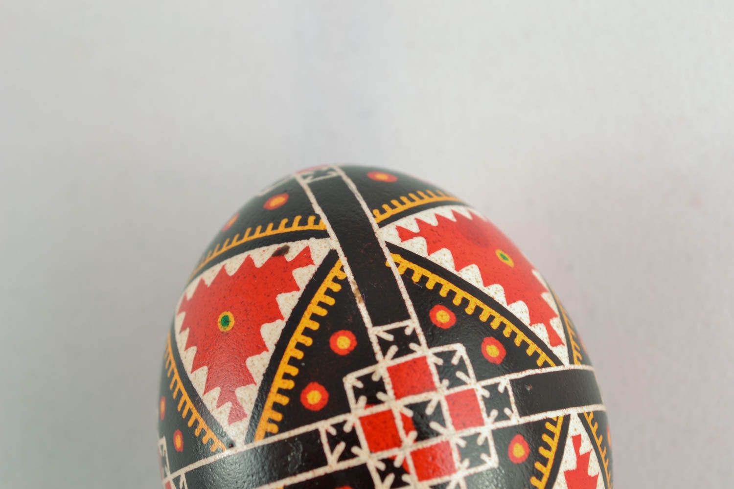 Huevo decorado de gallina foto 3