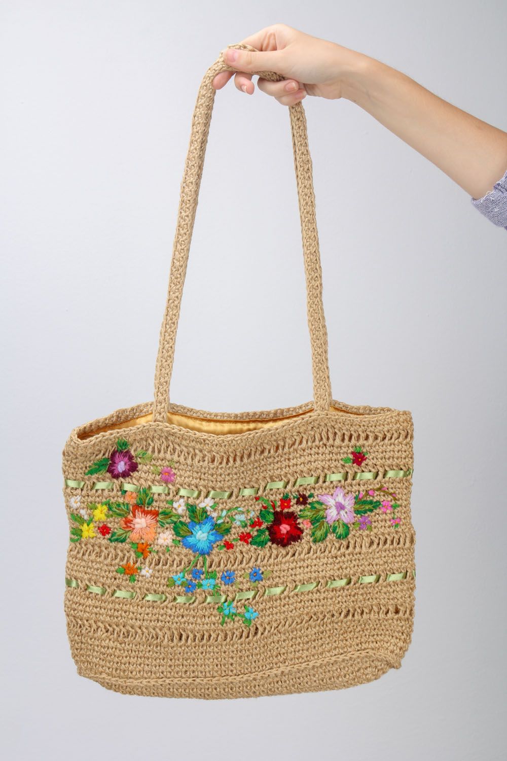 Crochet shoulder bag  photo 3