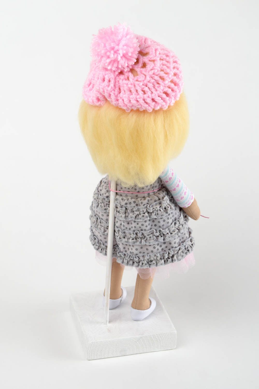 Stoff Spielzeug handgemachte schöne Puppe Geschenk für Mädchen Deko Puppe foto 5