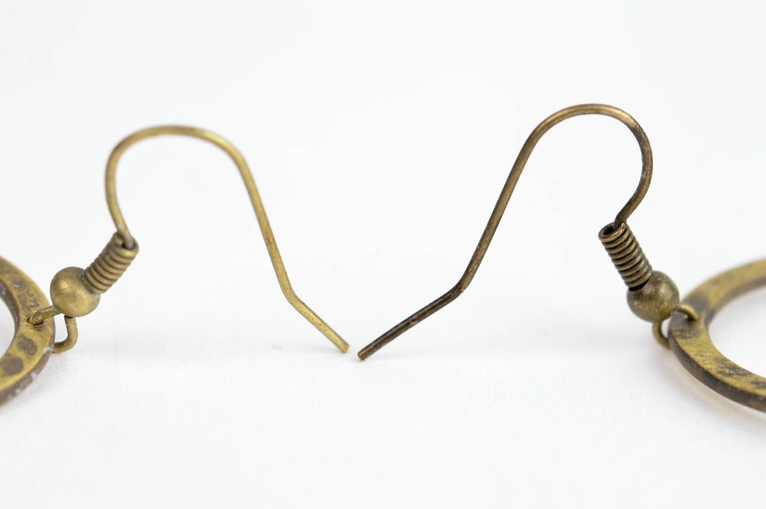 Metall Ohrringe handgefertigter Modeschmuck Frauen Schmuck Ohrringe mit Glas foto 4