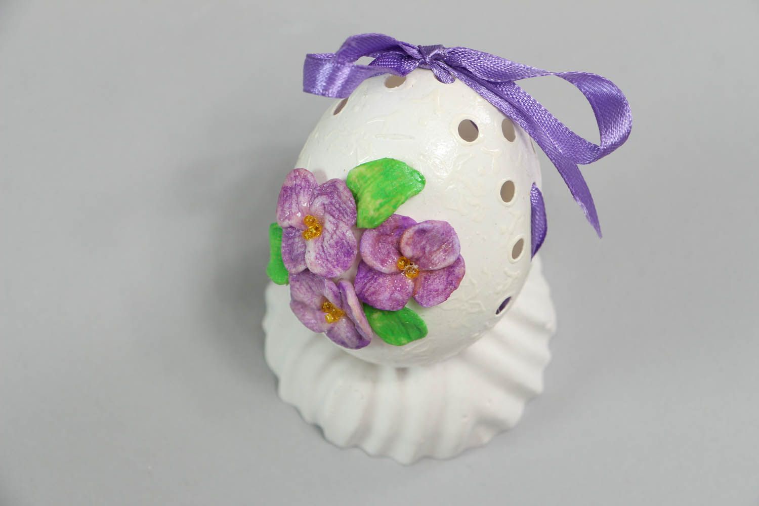 Easter decor Egg with a Ribbon photo 3