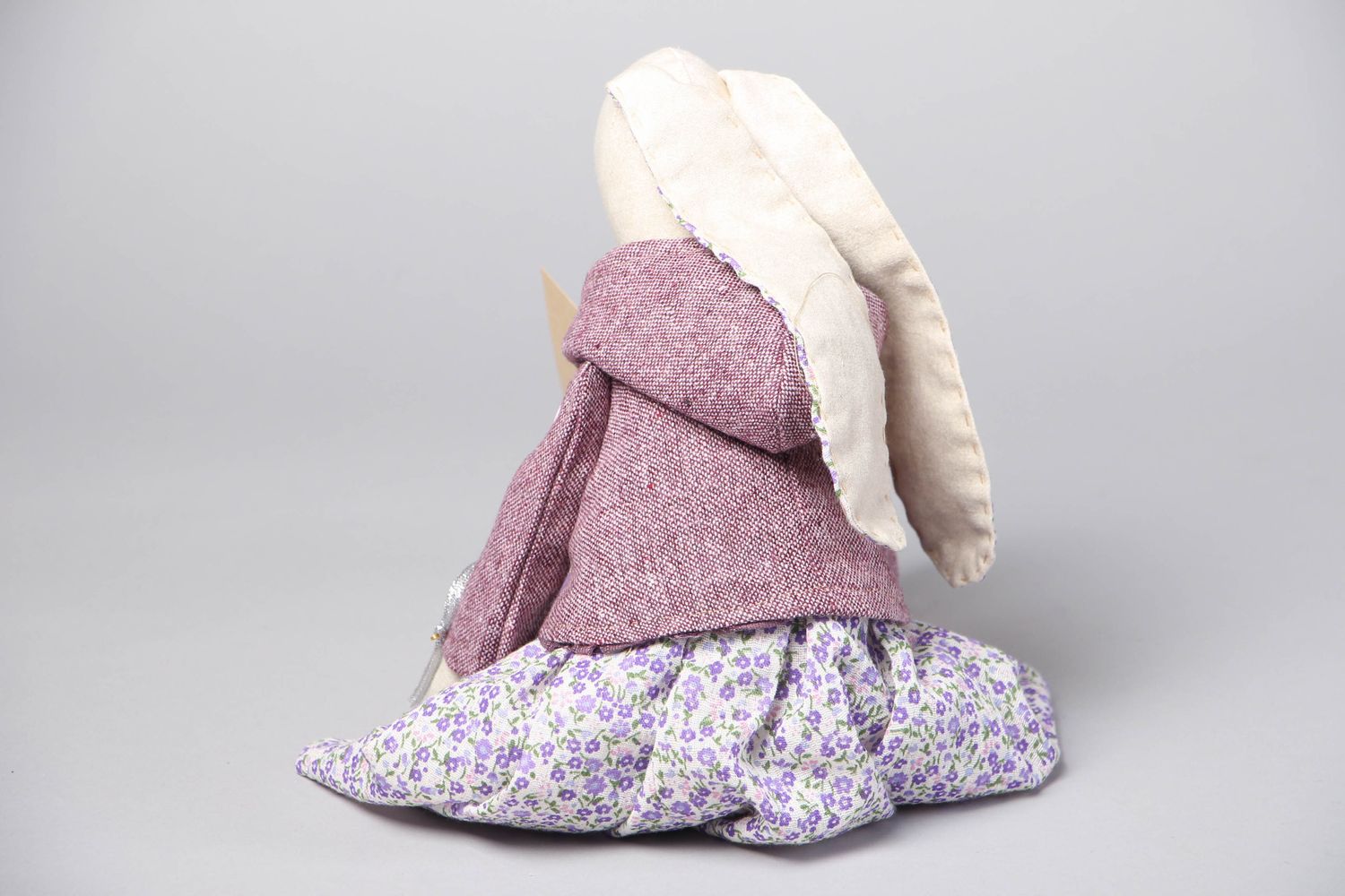 Designer fabric toy Rabbit photo 3