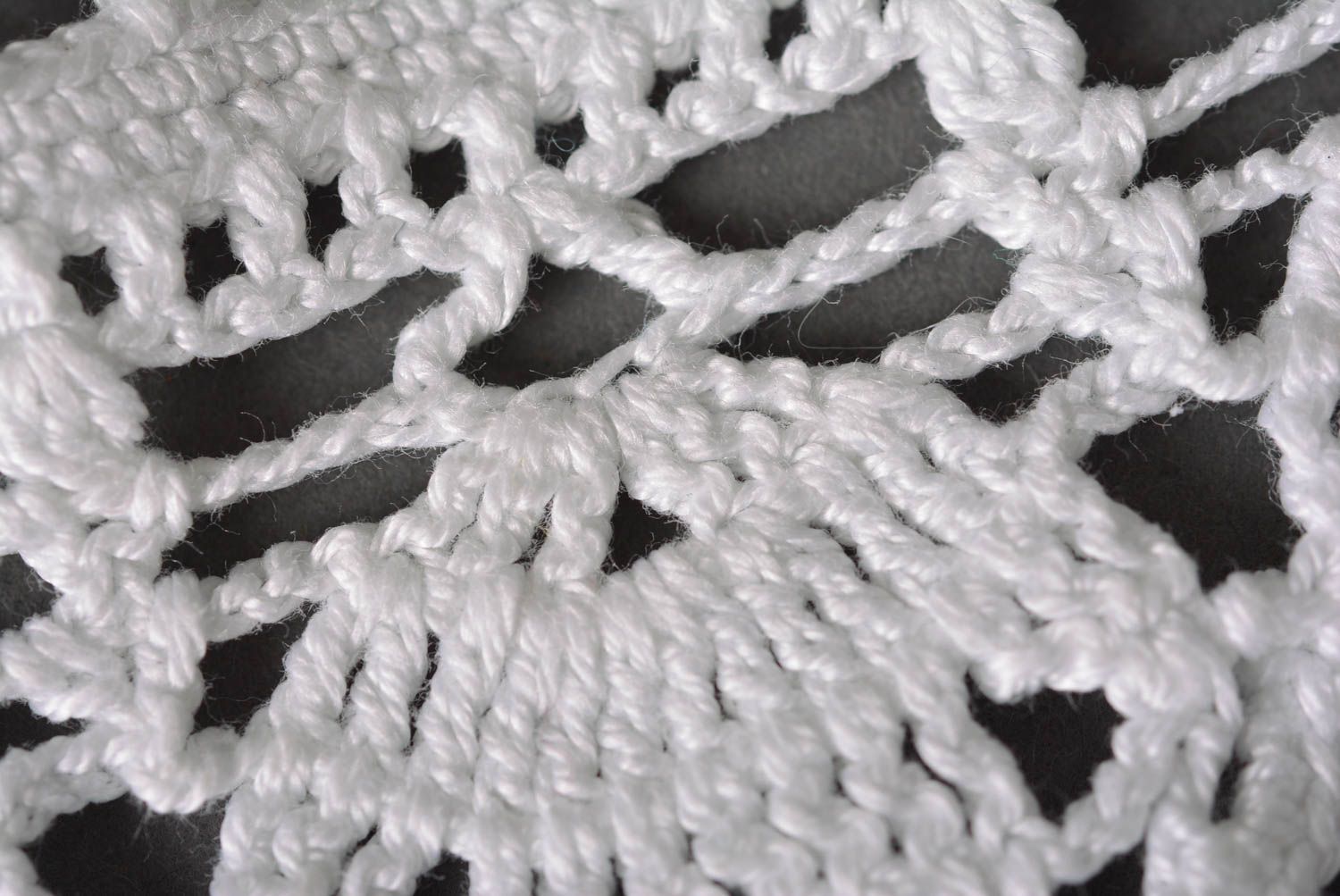 Cuello tejido artesanal de algodón regalo original accesorio para mujer foto 3