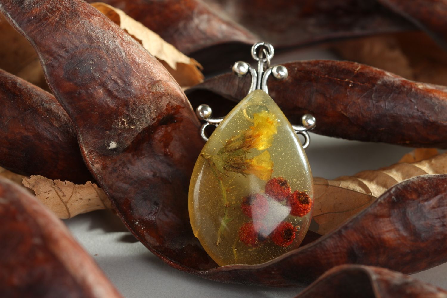 Handmade pendant designer pendant for girls unusual accessory gift for her photo 1