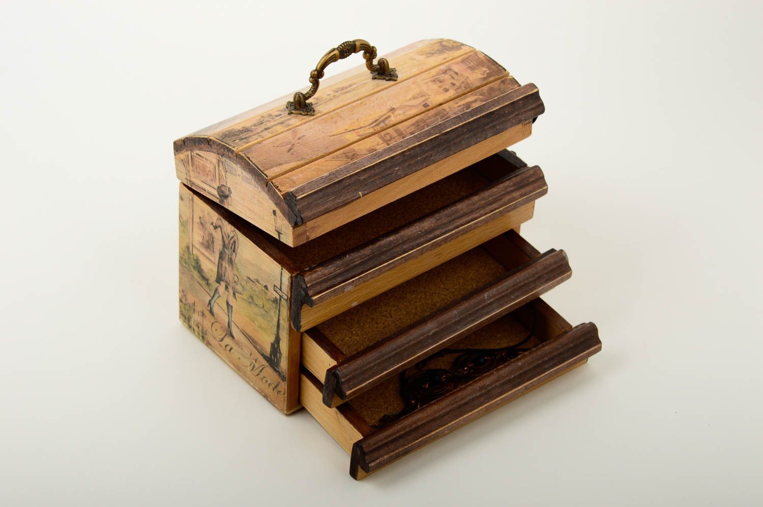BUY Handcrafted jewelry box handmade wooden jewelry box decorating
