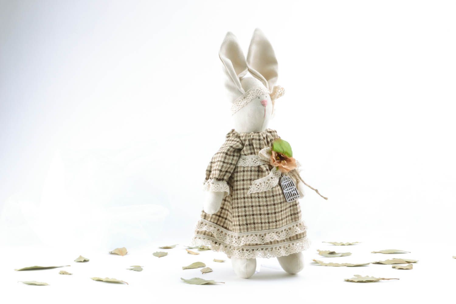 Fabric toy Hare photo 1