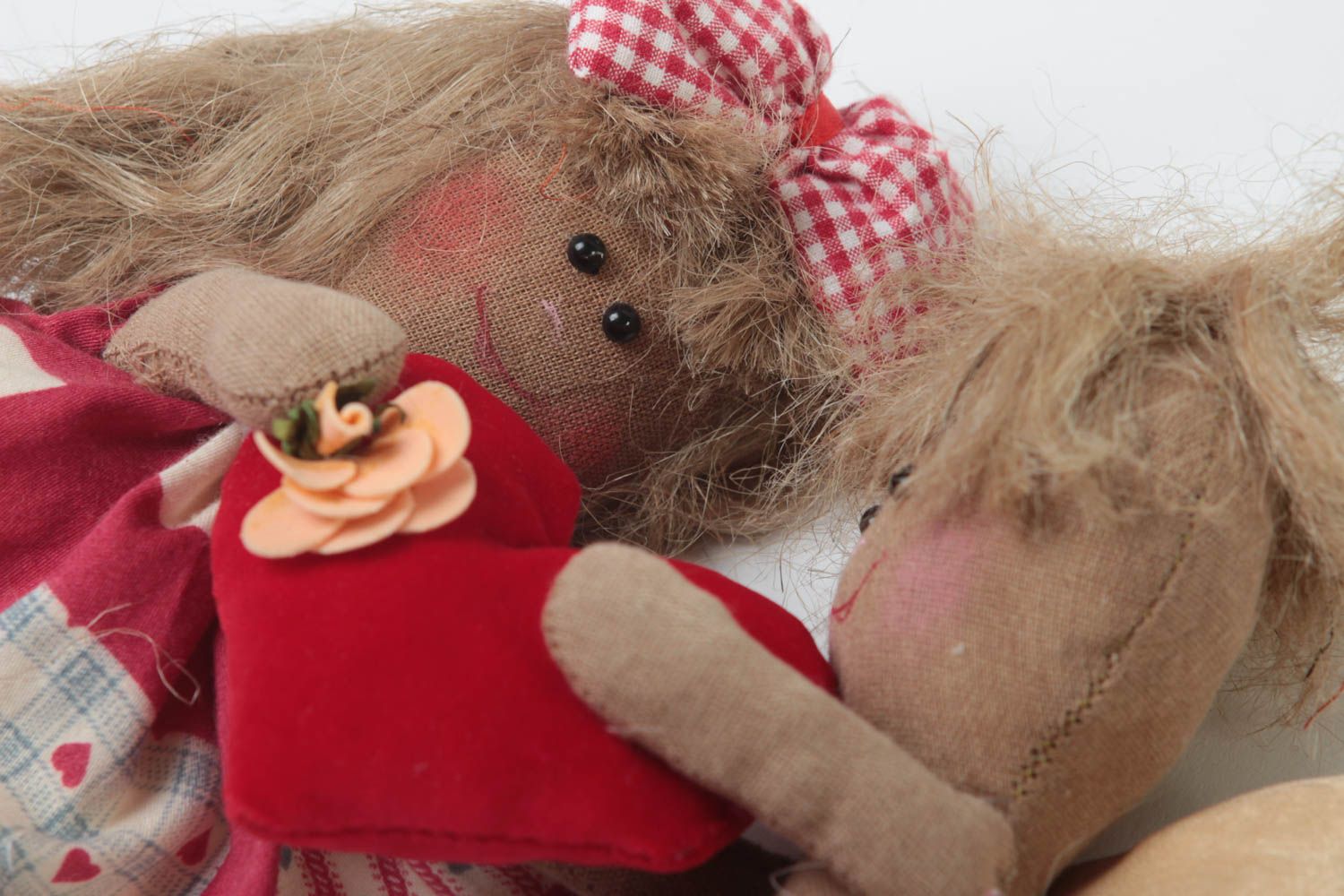 Kuscheltier Engel handmade Kleinkinder Spielzeug Schutzengel Plüschtier 2 Stück foto 3