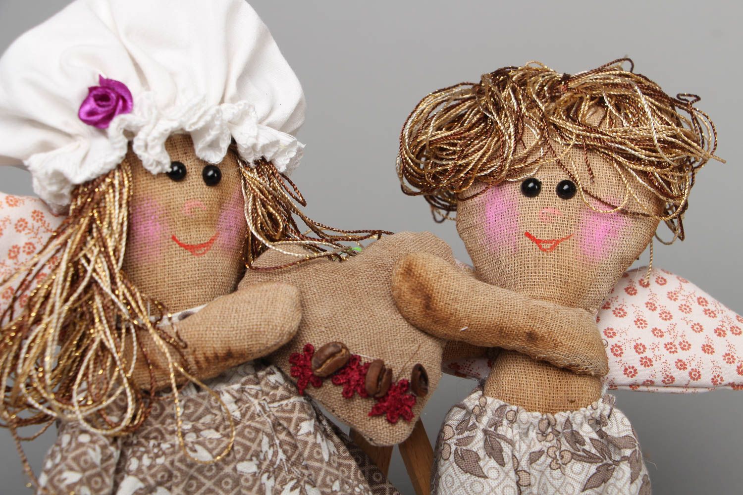 Soft fabric toys Angels of Love photo 2