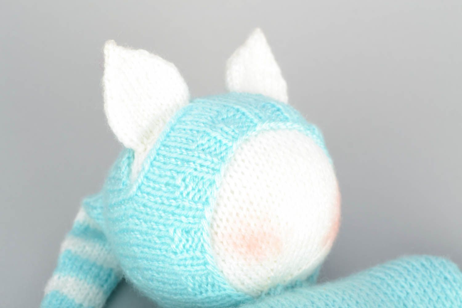 Knitted toy Waldorf Cat photo 5