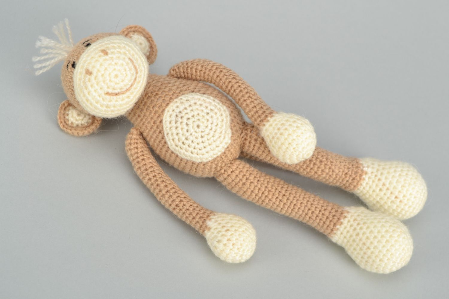 Handmade crochet soft toy Monkey photo 2