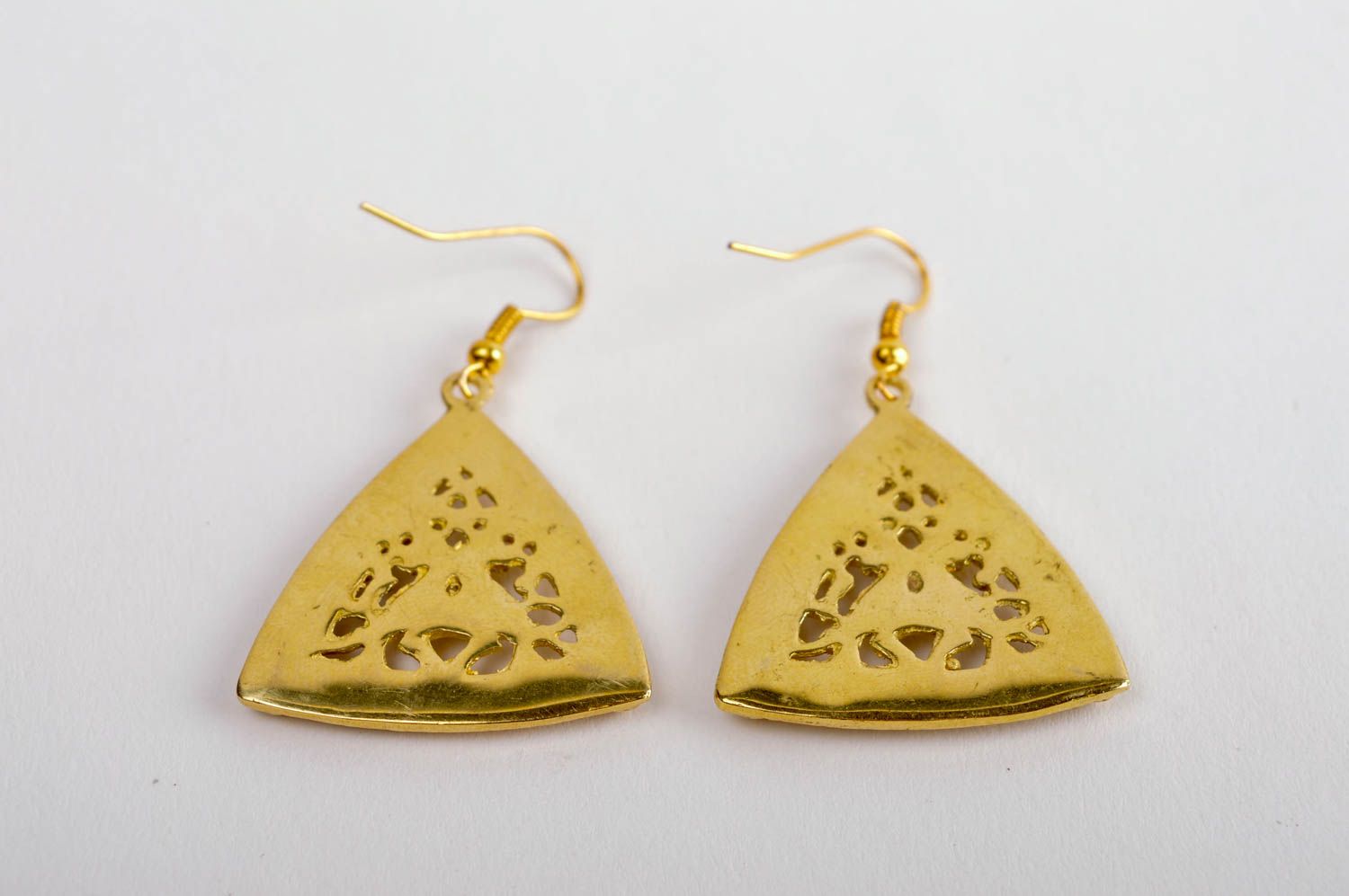 Handmade earrings metal jewelry earrings for girls designer accessories photo 4