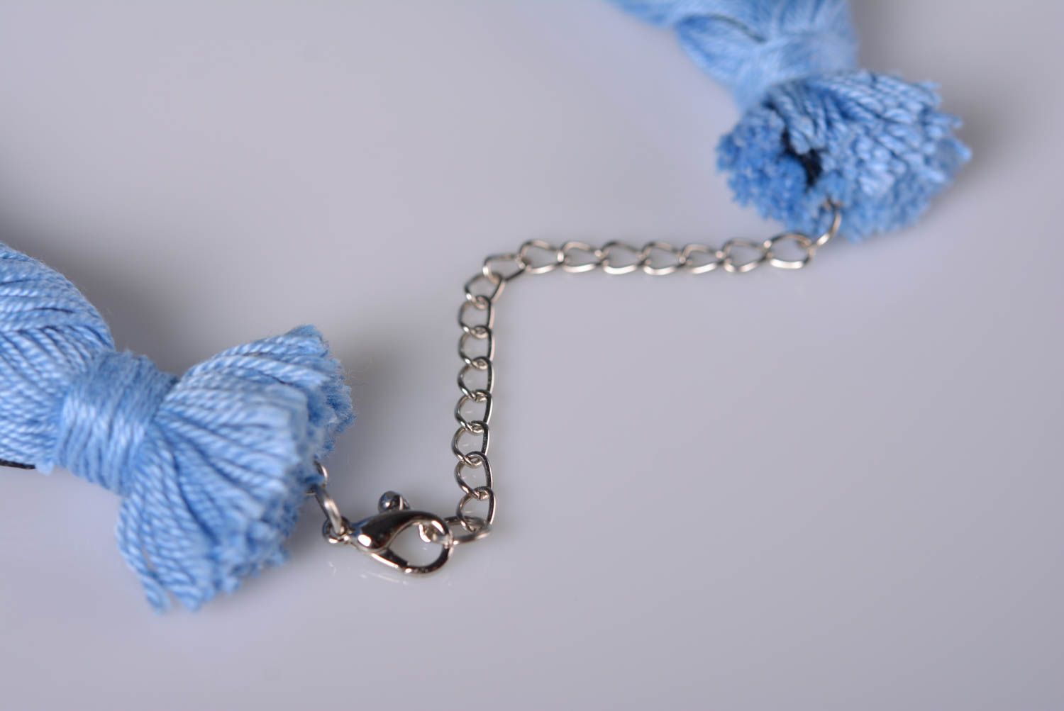 Collar de trenza hecho a mano  accesorios para mujeres regalo original foto 5