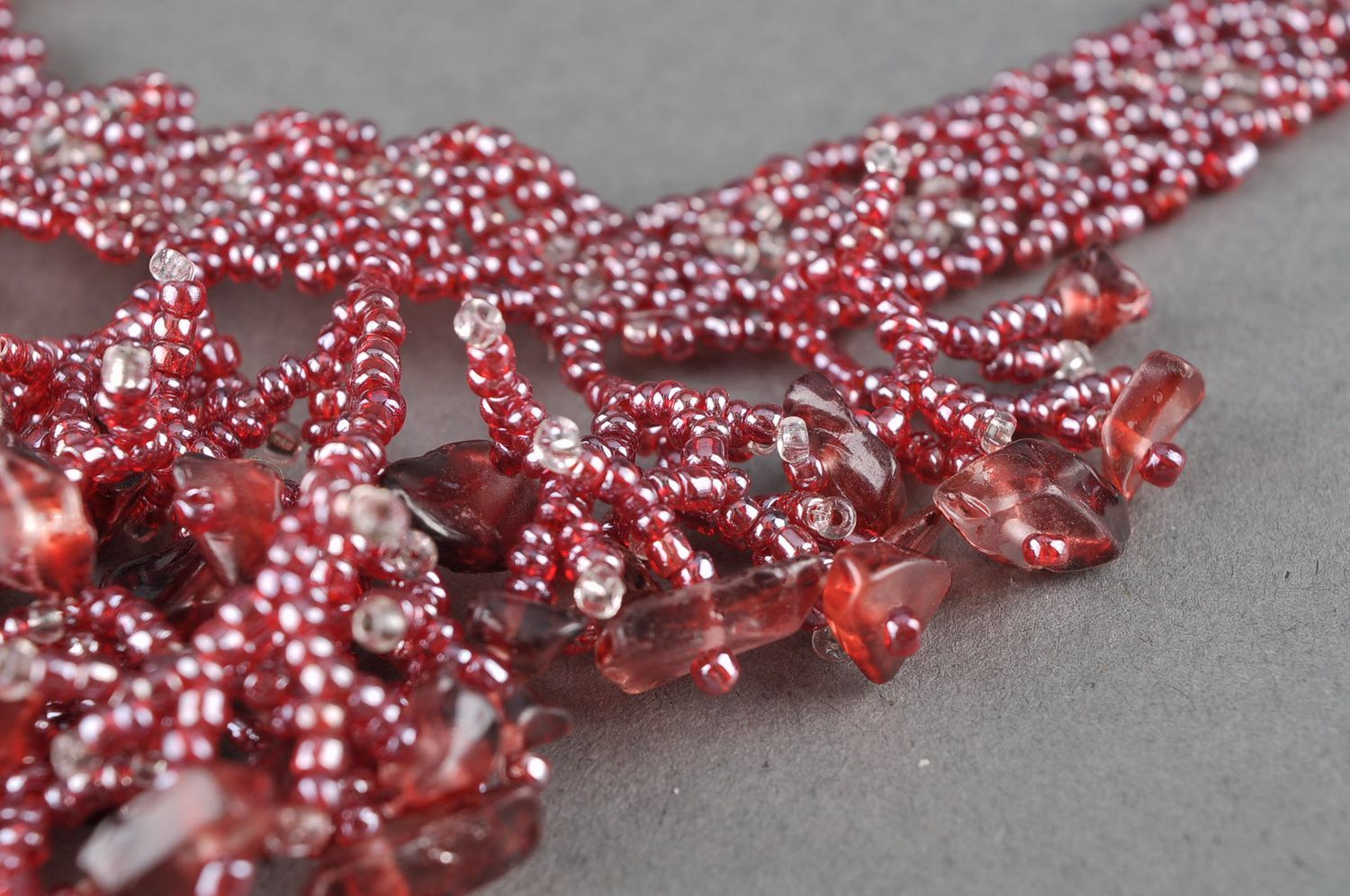 Necklace made from Italian beads Corals photo 2