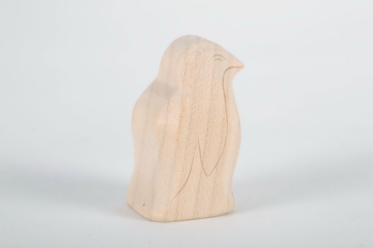 Estatueta de madeira Pinguim foto 4