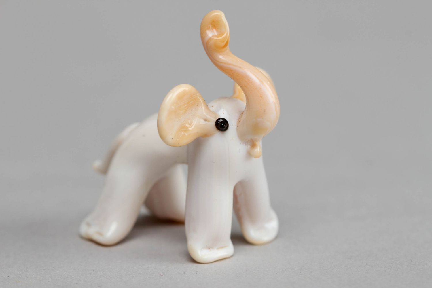 Lampwork glass figurine Elephant photo 1