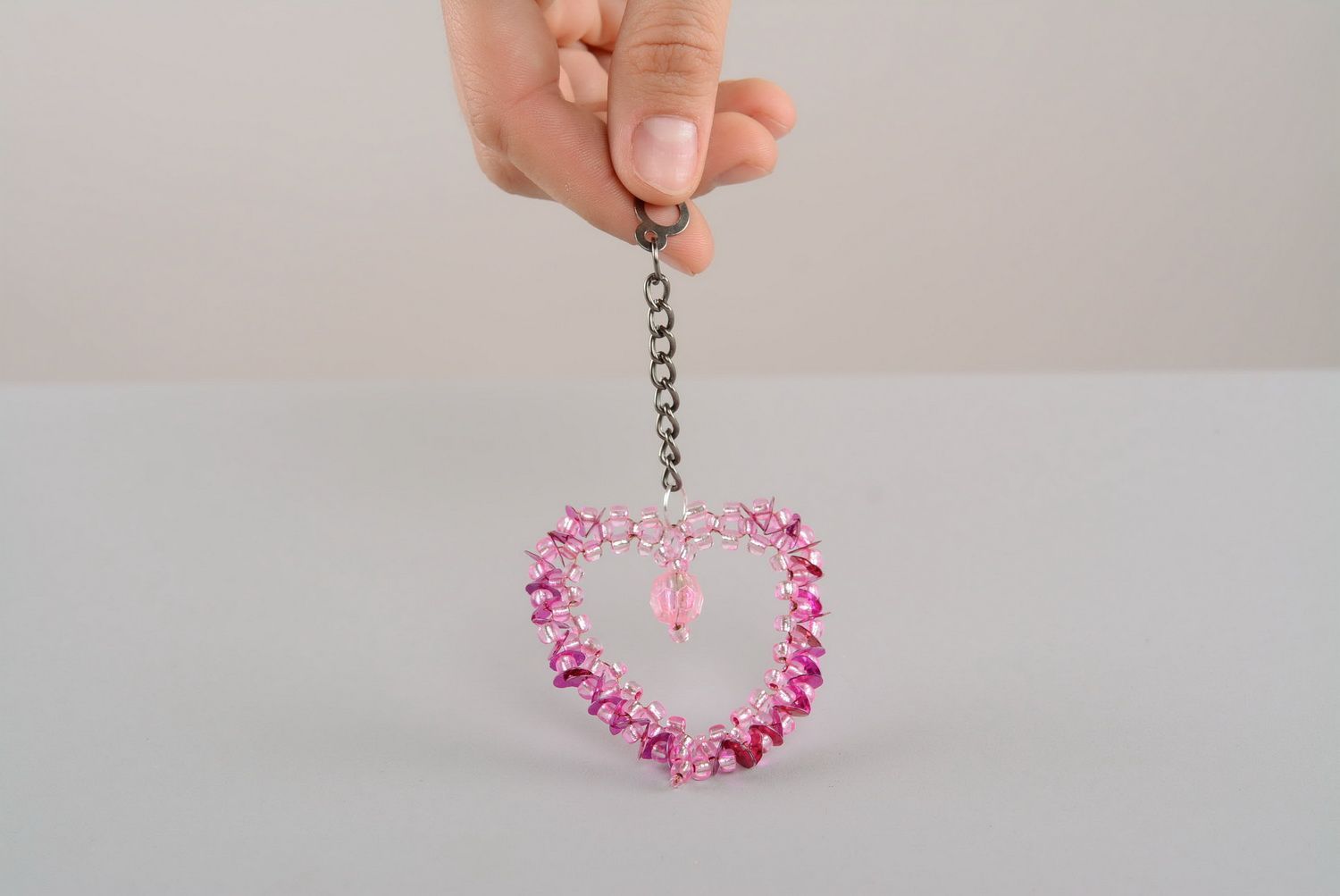 Keychain made of beads photo 3