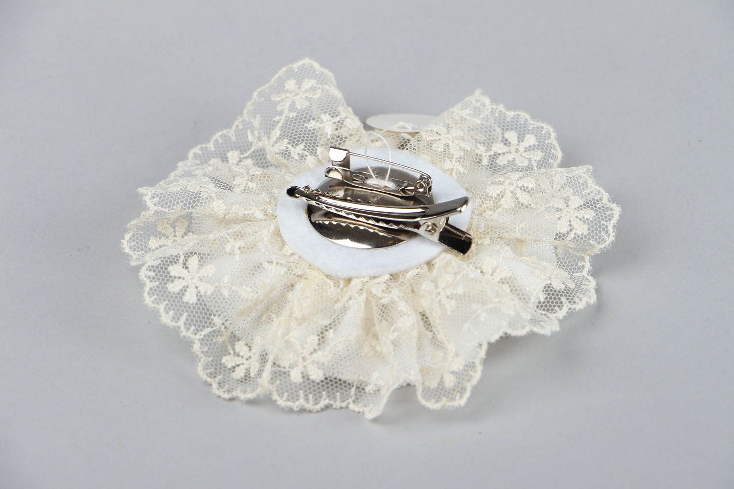 Lace Brooch hairpin photo 3