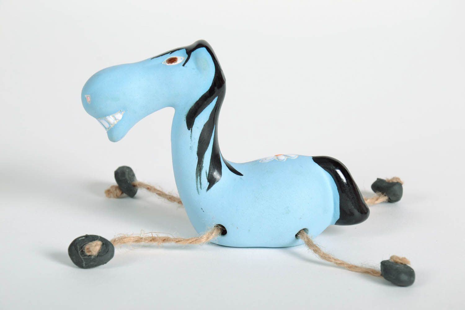 Decorative figurine Blue Horse photo 5