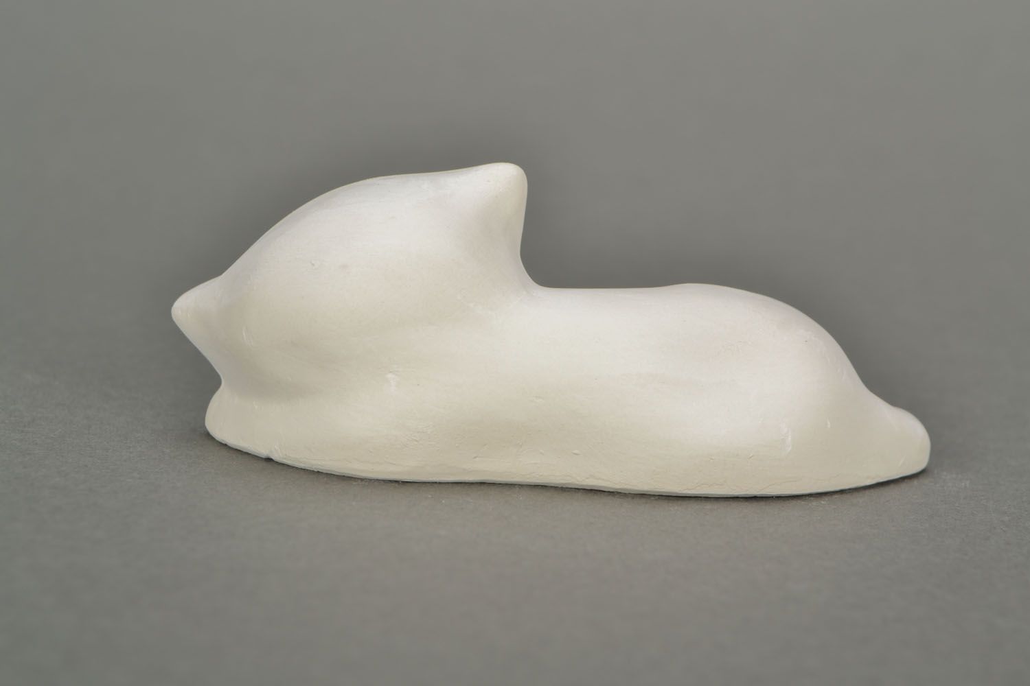 Plaster figurine for painting Cat photo 4