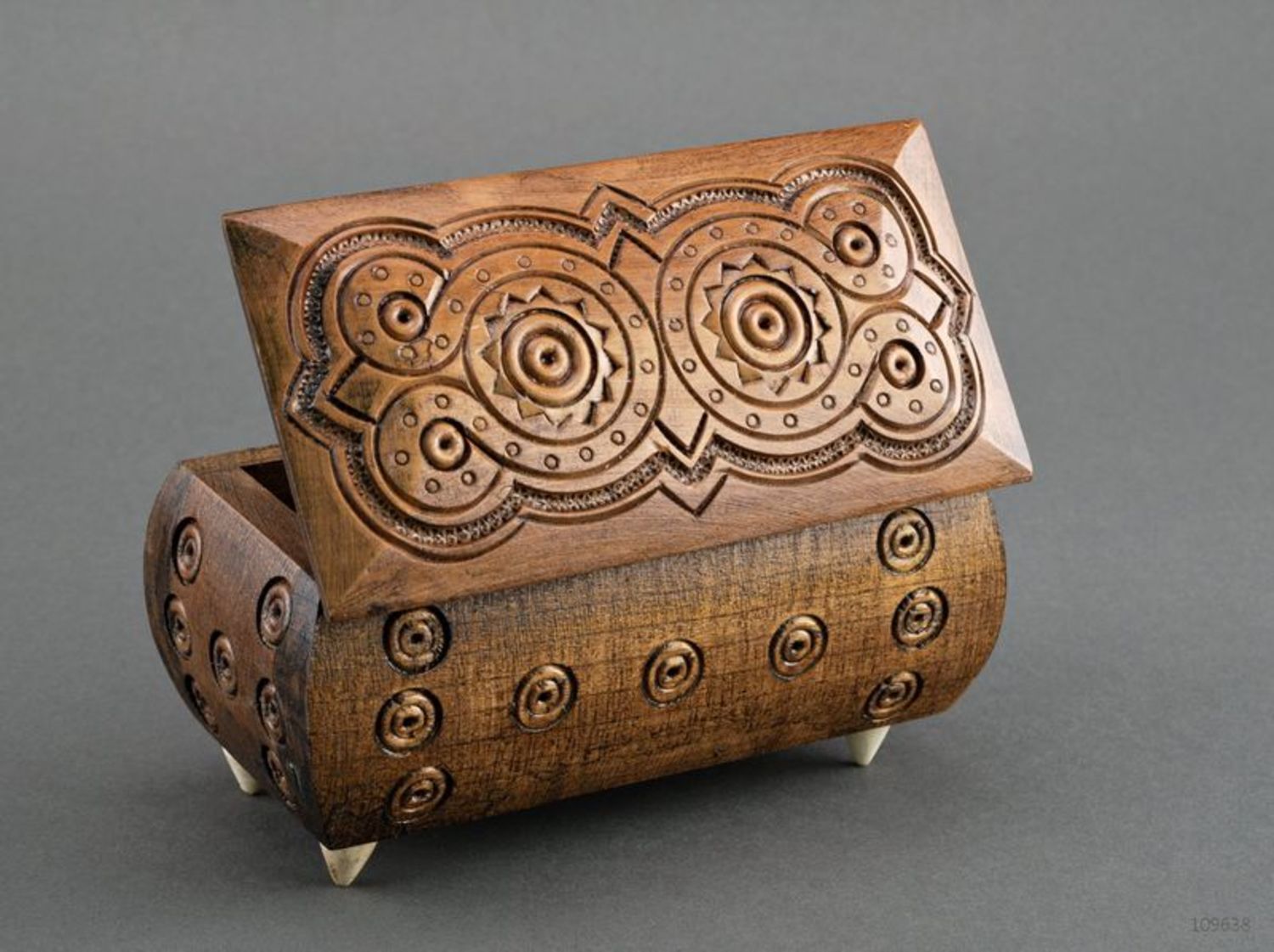 Wooden handmade box for jewelries photo 2