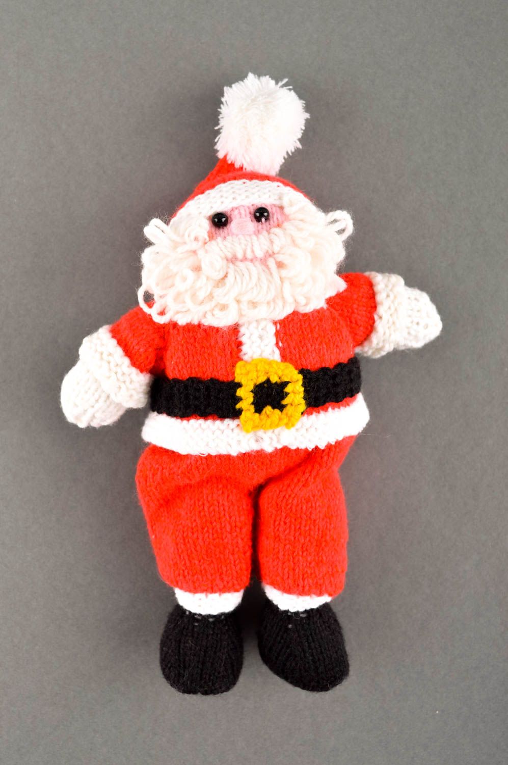 Juguete artesanal con forma de Papá Noel regalo original peluche para niños foto 1