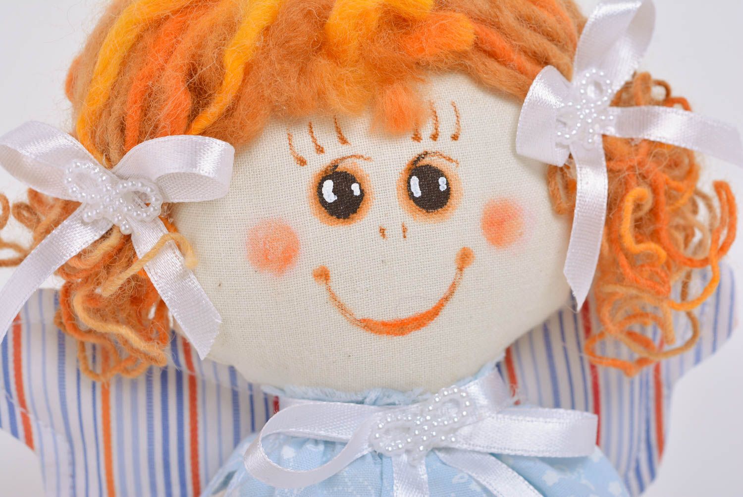 Muñeca de tela original hecha a mano estilosa bonita juguete para niñas  foto 2